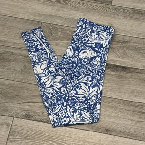 Blackmilk Brer Rabbit Blue Leggings Medium